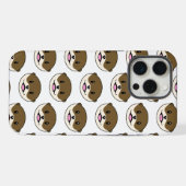 かわいい微笑みオッター iPhoneケース (裏面横)