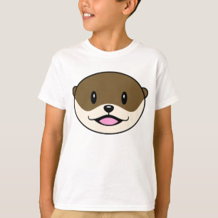 かわいい微笑みオッター Tシャツ