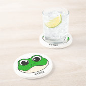 かわいい微笑みカエル コースター (側面)