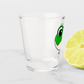 かわいい微笑みカエル ショットグラス (左)
