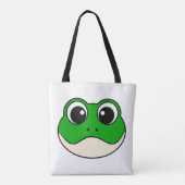かわいい微笑みカエル トートバッグ (裏面)
