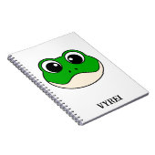 かわいい微笑みカエル ノートブック (右側)