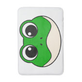 かわいい微笑みカエル バスマット (正面縦)