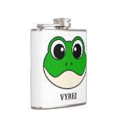 かわいい微笑みカエル フラスク (右)