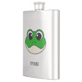 かわいい微笑みカエル フラスク (左)