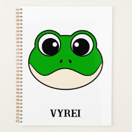 かわいい微笑みカエル プランナー手帳
