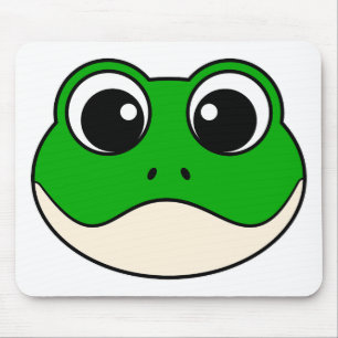かわいい微笑みカエル マウスパッド