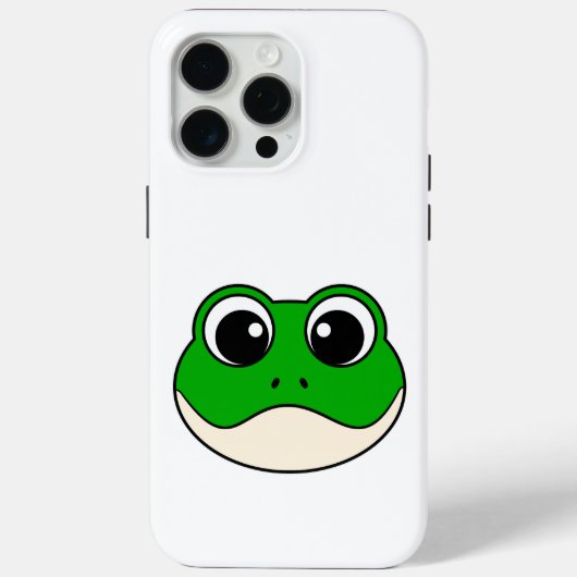 かわいい微笑みカエル Case-Mate iPhoneケース (裏面)