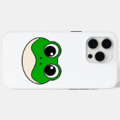 かわいい微笑みカエル Case-Mate iPhoneケース (裏面 (横))