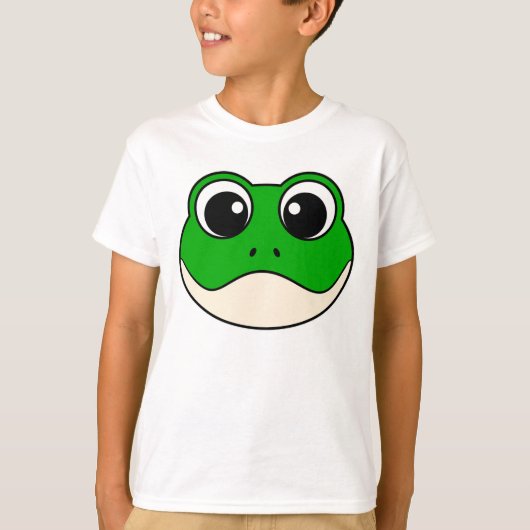 かわいい微笑みカエル Tシャツ (正面)