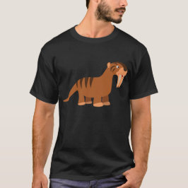 かわいい微笑みマンガのフクロイキイロクTシャツ Tシャツ