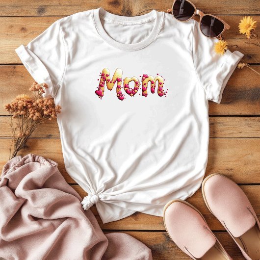 かわいい心のこもった母の日 Tシャツ