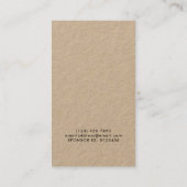 かわいい必須油専門のソーシャルメディア 名刺 (裏面)