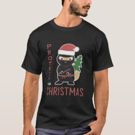 かわいい忍者のリス - 完璧なホリデーデザイン Tシャツ