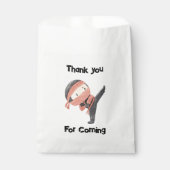 かわいい忍者ウォリアー子供の誕生日パーティー フェイバーバッグ (正面)