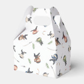 かわいい忍者ウォリアー子供の誕生日パーティー フェイバーボックス (正面サイド)