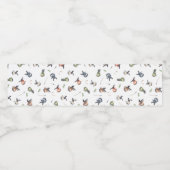 かわいい忍者ウォリアー子供の誕生日パーティー ペットボトルラベル (シングルラベル)