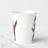 かわいい忍者ウォリアー子供の誕生日パーティー 紙コップ (右)