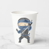 かわいい忍者ウォリアー子供の誕生日パーティー 紙コップ (正面)