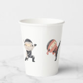 かわいい忍者ウォリアー子供の誕生日パーティー 紙コップ (右)