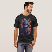 かわいい忍者ウサギ かわいいうさぎ空手 Tシャツ (正面フル)
