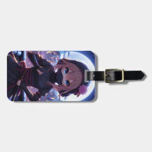 かわいい忍者戦士の女の子 ラゲッジタグ