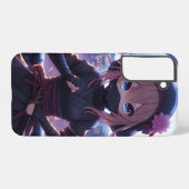 かわいい忍者戦士の女の子 SAMSUNG GALAXYケース (裏面横)