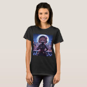 かわいい忍者戦士の女の子 Tシャツ (正面フル)
