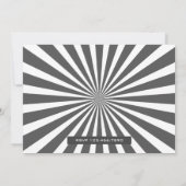 かわいい忍者戦士キッズフォトバースデーパーティー 招待状 (裏面)