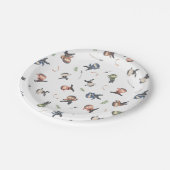 かわいい忍者戦士キッズ紙プレート ペーパープレート (アングル)