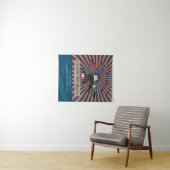 かわいい忍者戦士子供の誕生日背景 タペストリー (インサイチュ(横))