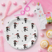 かわいい忍者 ペーパープレート (パーティー)