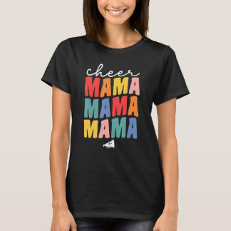 かわいい応援ママメガホン女子チアリーダーMO Tシャツ