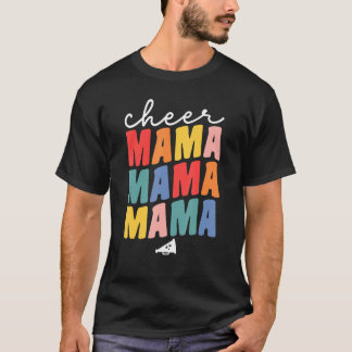 かわいい応援ママメガホン女子チアリーダーMO Tシャツ