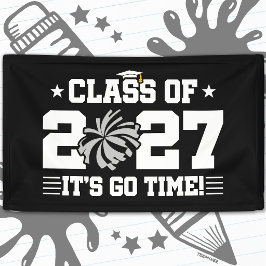 かわいい応援卒業名言 シニアクラス 2027 横断幕