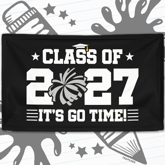 かわいい応援卒業名言 シニアクラス 2027 横断幕