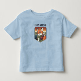 かわいい怒ったキツネ トドラーTシャツ