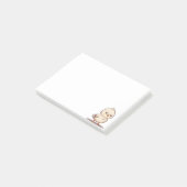 かわいい怒った赤ちゃん鳥のイラスト ポストイット (アングル)