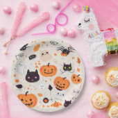 かわいい怖いクリッターハロウィーントリート ペーパープレート (パーティー)