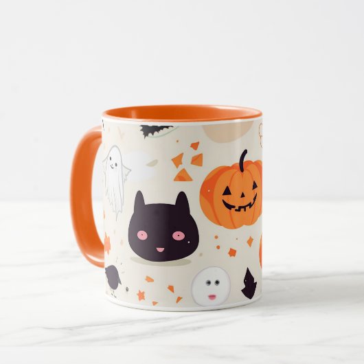 かわいい怖いクリッターハロウィーントリート マグカップ (正面左)