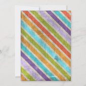 かわいい怖いリトルモンスターの誕生日 招待状 (裏面)