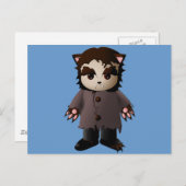 . .かわいい怖い人狼 ポストカード (正面/裏面)