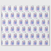 かわいい怖いgostおもしろい漫画本の贈り物 ラッピングペーパー (フラット)