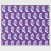 かわいい怖いgostおもしろい漫画本の贈り物 ラッピングペーパー (フラット)