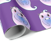 かわいい怖いgostおもしろい漫画本の贈り物 ラッピングペーパー (ロールコーナー)