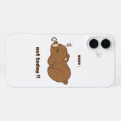 かわいい怠け熊 iPhoneケース (裏面横)
