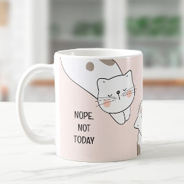 かわいい怠け猫の名前ピンクの猫好きマグカップ コーヒーマグカップ