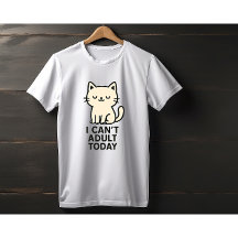 かわいい怠け猫 - 「今日は大人になるの無理」
