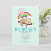 かわいい怠け者サル 誕生日サン＆レインボー (スタンド正面)