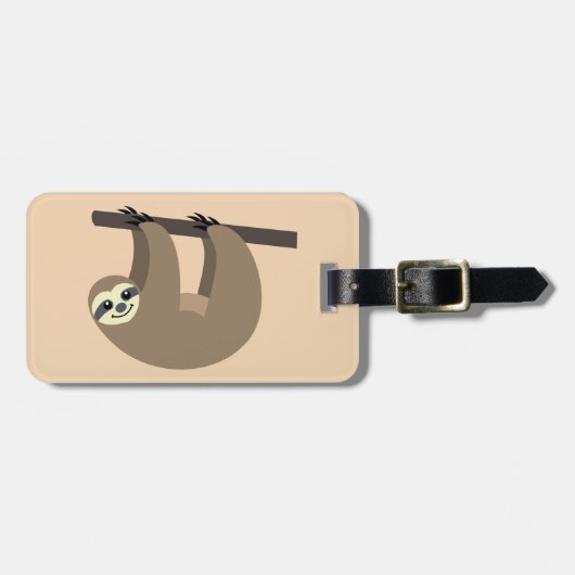 かわいい怠惰の漫画 ラゲッジタグ (正面横)